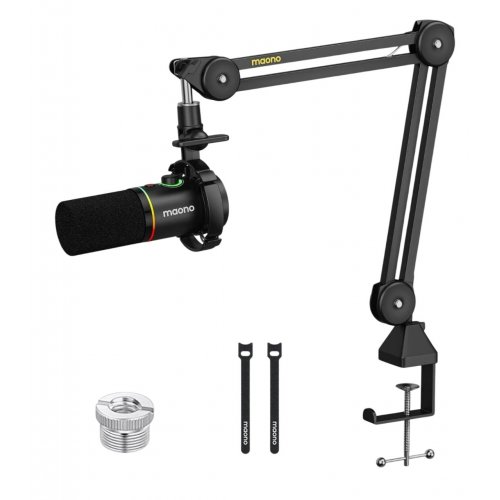 Мікрофон Maono PD200XS Black купити в Україні: Київ, Львів, Хмельницький, Тернопіль, Івано-Франківськ | Низька ціна, відгуки, характеристики від TELEMART фото