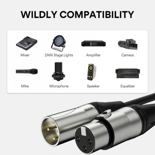 Кабель Maono XLR-180 Black купить в Украине: Киев, Днепр, Харьков, Одесса  | Низкая цена, отзывы, характеристики от TELEMART фото