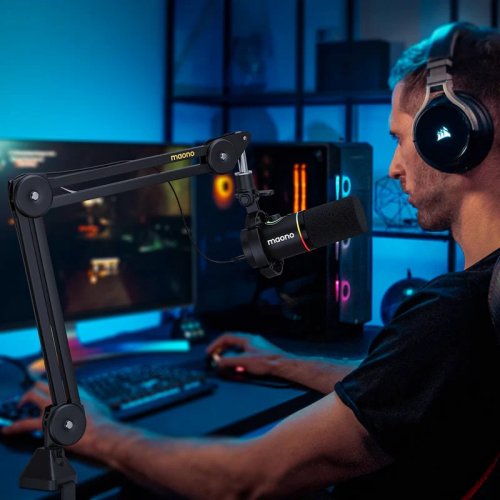 Стойка-пантограф Maono BA37 Black купить в Украине: Киев, Днепр, Харьков, Одесса  | Низкая цена, отзывы, характеристики от TELEMART фото