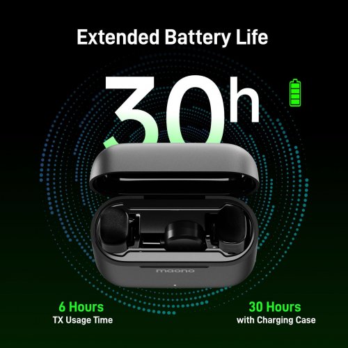 Петличный микрофон Maono WM622 PC2 Black купить в Украине: Киев, Днепр, Харьков, Одесса  | Низкая цена, отзывы, характеристики от TELEMART фото