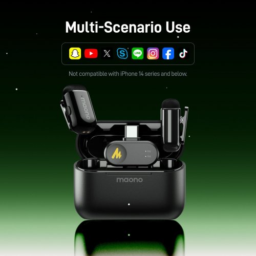 Петличный микрофон Maono WM622 PC2 Black купить в Украине: Киев, Днепр, Харьков, Одесса  | Низкая цена, отзывы, характеристики от TELEMART фото