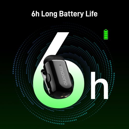 Петличный микрофон Maono WM622 PBC2 Black купить в Украине: Киев, Днепр, Харьков, Одесса  | Низкая цена, отзывы, характеристики от TELEMART фото