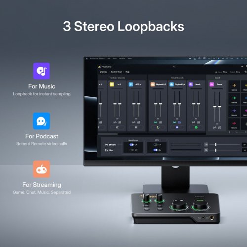 Аудиоинтерфейс Maono P2 Black купить в Украине: Киев, Днепр, Харьков, Одесса  | Низкая цена, отзывы, характеристики от TELEMART фото