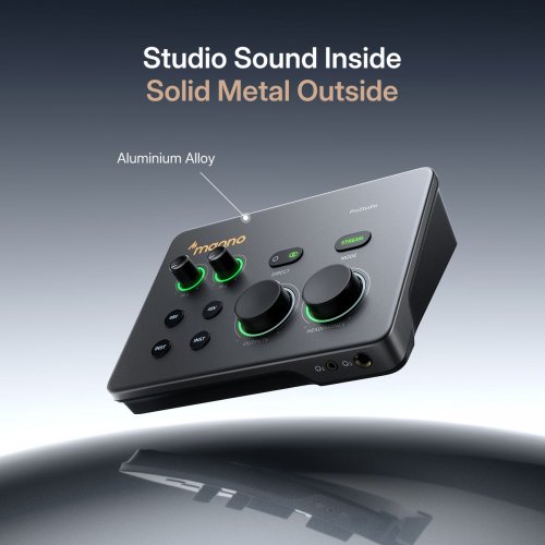 Аудиоинтерфейс Maono P2 Black купить в Украине: Киев, Днепр, Харьков, Одесса  | Низкая цена, отзывы, характеристики от TELEMART фото