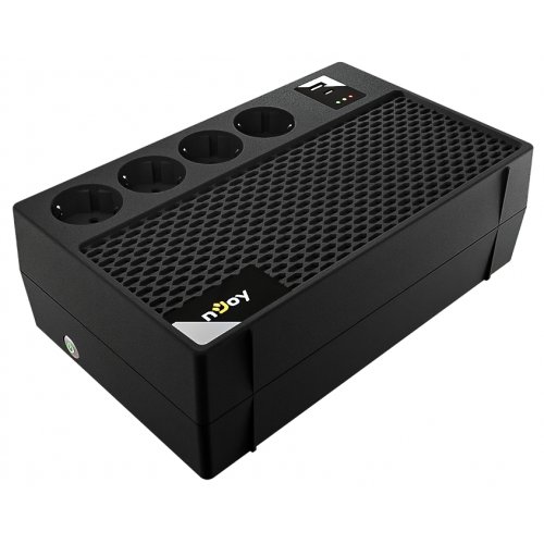 ДБЖ NJOY Renton 650 Plus (UPCSBLS665TRPCG01B) купити в Україні: Київ, Львів, Хмельницький, Тернопіль, Івано-Франківськ | Низька ціна, відгуки, характеристики від TELEMART фото