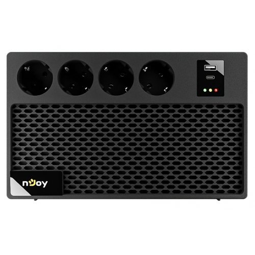 ДБЖ NJOY Renton 650 Plus (UPCSBLS665TRPCG01B) купити в Україні: Київ, Львів, Хмельницький, Тернопіль, Івано-Франківськ | Низька ціна, відгуки, характеристики від TELEMART фото