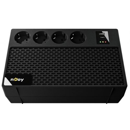 ДБЖ NJOY Renton 650 Plus (UPCSBLS665TRPCG01B) купити в Україні: Київ, Львів, Хмельницький, Тернопіль, Івано-Франківськ | Низька ціна, відгуки, характеристики від TELEMART фото