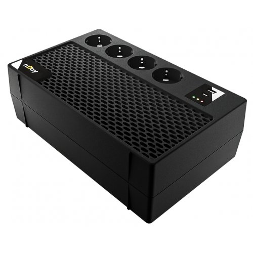 ДБЖ NJOY Renton 650 Plus (UPCSBLS665TRPCG01B) купити в Україні: Київ, Львів, Хмельницький, Тернопіль, Івано-Франківськ | Низька ціна, відгуки, характеристики від TELEMART фото