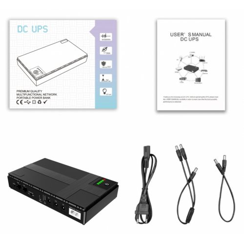 ИБП для роутеров Yepo DC-UPS YP-36W/12000mAh (UA-112969) купить в Украине: Киев, Днепр, Харьков, Одесса  | Низкая цена, отзывы, характеристики от TELEMART фото