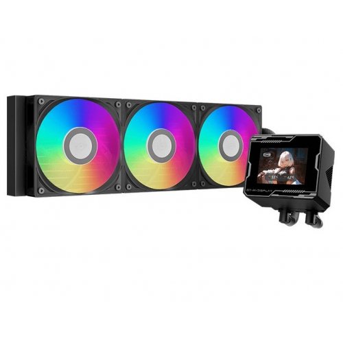Готовая СВО PCCooler GT360M ARGB Display Black купить в Украине: Киев, Днепр, Харьков, Одесса  | Проверка совместимости, низкая цена, отзывы, характеристики от TELEMART фото