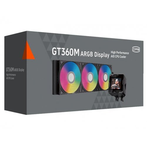 Готовая СВО PCCooler GT360M ARGB Display Black купить в Украине: Киев, Днепр, Харьков, Одесса  | Проверка совместимости, низкая цена, отзывы, характеристики от TELEMART фото