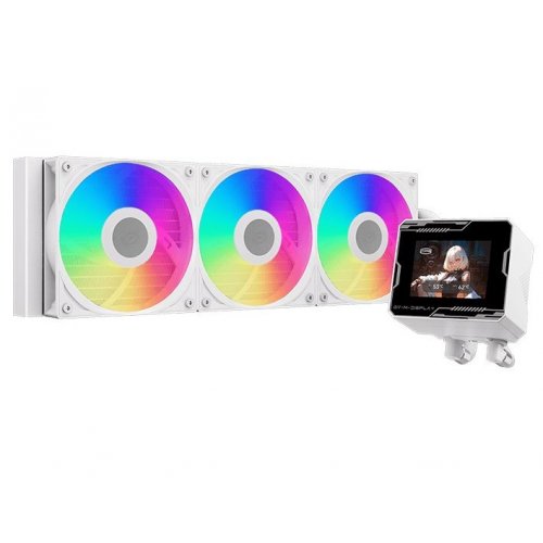 Готовая СВО PCCooler GT360M ARGB Display White купить в Украине: Киев, Днепр, Харьков, Одесса  | Проверка совместимости, низкая цена, отзывы, характеристики от TELEMART фото