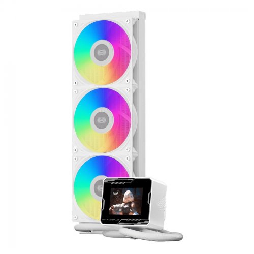 Готовая СВО PCCooler GT360M ARGB Display White купить в Украине: Киев, Днепр, Харьков, Одесса  | Проверка совместимости, низкая цена, отзывы, характеристики от TELEMART фото