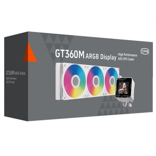 Готовая СВО PCCooler GT360M ARGB Display White купить в Украине: Киев, Днепр, Харьков, Одесса  | Проверка совместимости, низкая цена, отзывы, характеристики от TELEMART фото