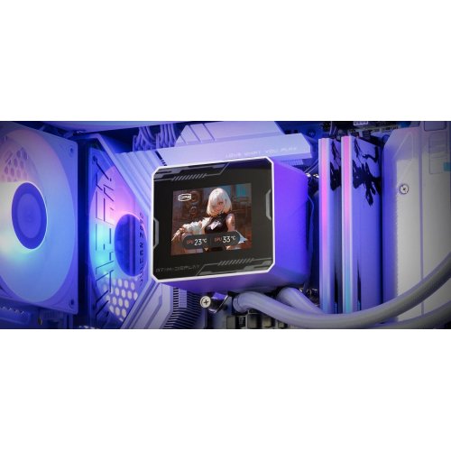 Готовая СВО PCCooler GT360M ARGB Display White купить в Украине: Киев, Днепр, Харьков, Одесса  | Проверка совместимости, низкая цена, отзывы, характеристики от TELEMART фото