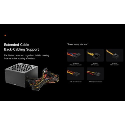 Блок живлення PcCooler AF500 500W (P1-AF500-N1HWBK1-EU) купити в Україні: Київ, Львів, Хмельницький, Тернопіль, Івано-Франківськ | Перевірка сумісності, низька ціна, відгуки, характеристики від TELEMART фото