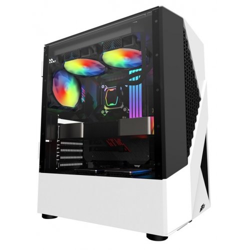 Корпус 1stPlayer F3-A-WH-4F1-PS-600FK-EU 600W White купить в Украине: Киев, Днепр, Харьков, Одесса  | Проверка совместимости, низкая цена, отзывы, характеристики от TELEMART фото