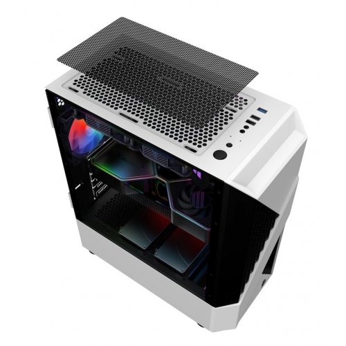 Корпус 1stPlayer F3-A-WH-4F1-PS-600FK-EU 600W White купить в Украине: Киев, Днепр, Харьков, Одесса  | Проверка совместимости, низкая цена, отзывы, характеристики от TELEMART фото