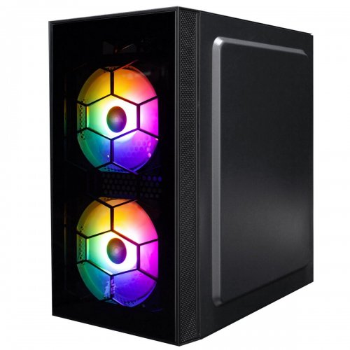 Корпус 1stPlayer X1-BK-3F1-PS-600FK-EU 600W Black купити в Україні: Київ, Львів, Хмельницький, Тернопіль, Івано-Франківськ | Перевірка сумісності, низька ціна, відгуки, характеристики від TELEMART фото