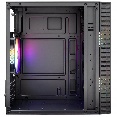 Корпус 1stPlayer X1-BK-3F1-PS-600FK-EU 600W Black купити в Україні: Київ, Львів, Хмельницький, Тернопіль, Івано-Франківськ | Перевірка сумісності, низька ціна, відгуки, характеристики від TELEMART фото