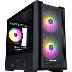 Корпус 1stPlayer AU6-BK-2FA7-14-2FA7R-1FA7 без БЖ Black