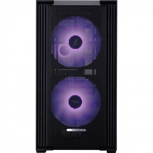Корпус 1stPlayer AU6-BK-2FA7-14-2FA7R-1FA7 без БЖ Black купити в Україні: Київ, Львів, Хмельницький, Тернопіль, Івано-Франківськ | Перевірка сумісності, низька ціна, відгуки, характеристики від TELEMART фото