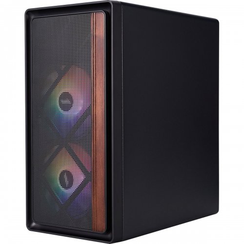 Корпус 1stPlayer WD1-BK-3F1 без БЖ Black купити в Україні: Київ, Львів, Хмельницький, Тернопіль, Івано-Франківськ | Перевірка сумісності, низька ціна, відгуки, характеристики від TELEMART фото