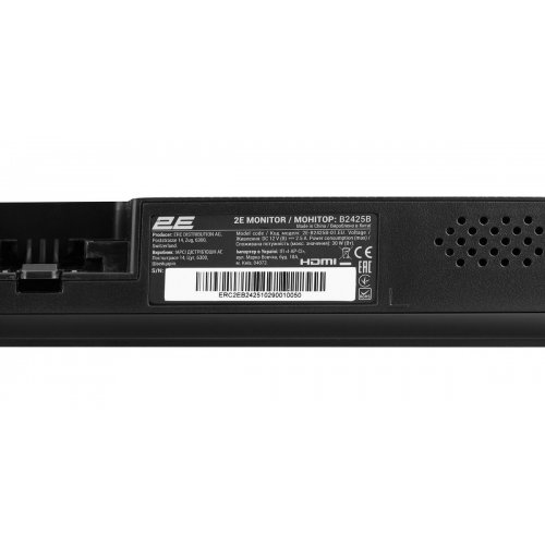 Монитор 2E 23.8" B2425B (2E-B2425B-01.EU) Black купить в Украине: Киев, Днепр, Харьков, Одесса  | Низкая цена, отзывы, характеристики от TELEMART фото