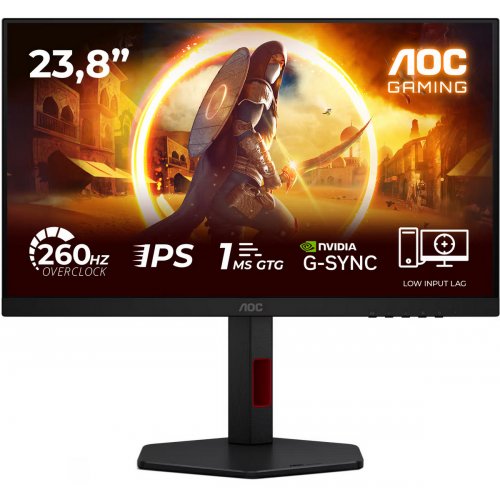 Монитор AOC 23.8" 24G4ZR Black купить в Украине: Киев, Днепр, Харьков, Одесса  | Низкая цена, отзывы, характеристики от TELEMART фото