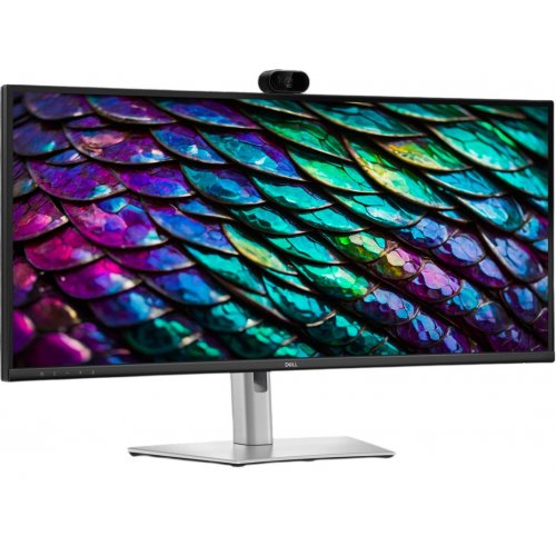 Монитор Dell 34.1" P3426WEB (210-BVHQ) Black/Silver купить в Украине: Киев, Днепр, Харьков, Одесса  | Низкая цена, отзывы, характеристики от TELEMART фото