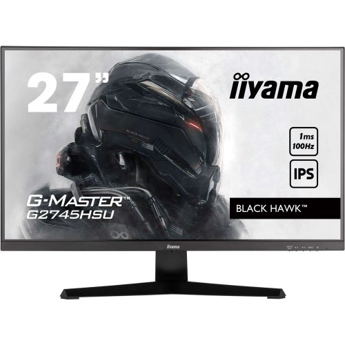 Монітор Iiyama 27" G-Master G2745HSU-B2 Black купити в Україні: Київ, Львів, Хмельницький, Тернопіль, Івано-Франківськ | Низька ціна, відгуки, характеристики від TELEMART фото