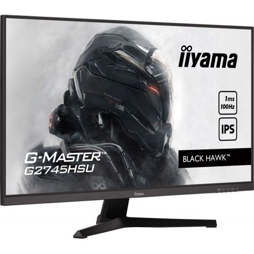 Монітор Iiyama 27" G-Master G2745HSU-B2 Black купити в Україні: Київ, Львів, Хмельницький, Тернопіль, Івано-Франківськ | Низька ціна, відгуки, характеристики від TELEMART фото
