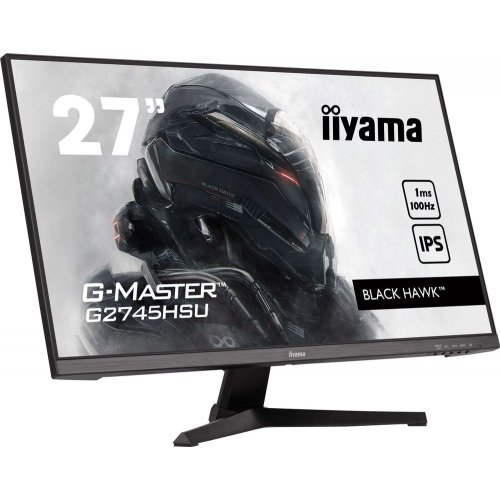 Монітор Iiyama 27" G-Master G2745HSU-B2 Black купити в Україні: Київ, Львів, Хмельницький, Тернопіль, Івано-Франківськ | Низька ціна, відгуки, характеристики від TELEMART фото