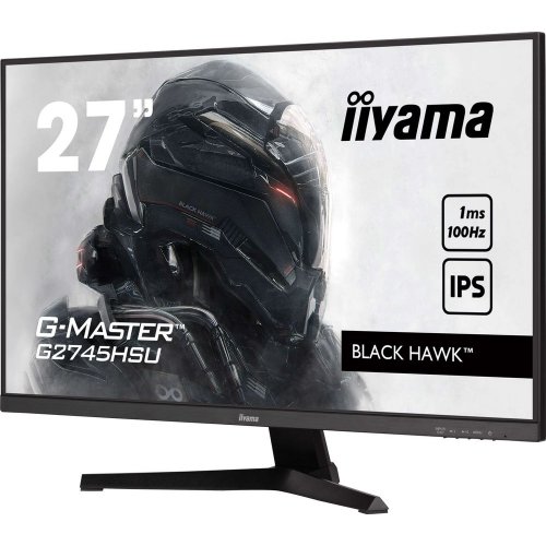 Монітор Iiyama 27" G-Master G2745HSU-B2 Black купити в Україні: Київ, Львів, Хмельницький, Тернопіль, Івано-Франківськ | Низька ціна, відгуки, характеристики від TELEMART фото