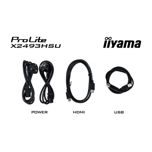 Монітор Iiyama 27" ProLite X2793HSU-B1 Black купити в Україні: Київ, Львів, Хмельницький, Тернопіль, Івано-Франківськ | Низька ціна, відгуки, характеристики від TELEMART фото