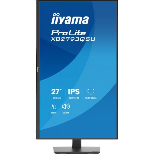 Монітор Iiyama 27" ProLite XB2793QSU-B1 Black купити в Україні: Київ, Львів, Хмельницький, Тернопіль, Івано-Франківськ | Низька ціна, відгуки, характеристики від TELEMART фото