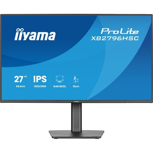 Монітор Iiyama 27" ProLite XB2796HSC-B1 Black купити в Україні: Київ, Львів, Хмельницький, Тернопіль, Івано-Франківськ | Низька ціна, відгуки, характеристики від TELEMART фото
