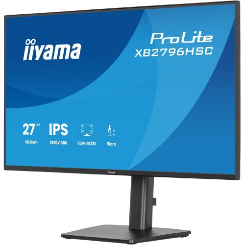 Монітор Iiyama 27" ProLite XB2796HSC-B1 Black купити в Україні: Київ, Львів, Хмельницький, Тернопіль, Івано-Франківськ | Низька ціна, відгуки, характеристики від TELEMART фото