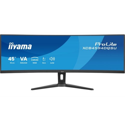 Монітор Iiyama 44.5" ProLite XCB4594DQSU-B1 Black купити в Україні: Київ, Львів, Хмельницький, Тернопіль, Івано-Франківськ | Низька ціна, відгуки, характеристики від TELEMART фото