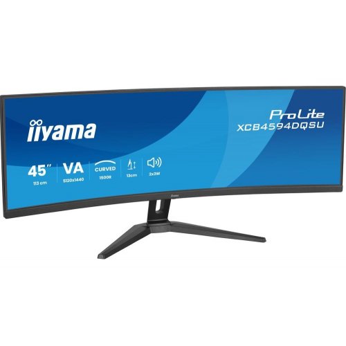 Монітор Iiyama 44.5" ProLite XCB4594DQSU-B1 Black купити в Україні: Київ, Львів, Хмельницький, Тернопіль, Івано-Франківськ | Низька ціна, відгуки, характеристики від TELEMART фото