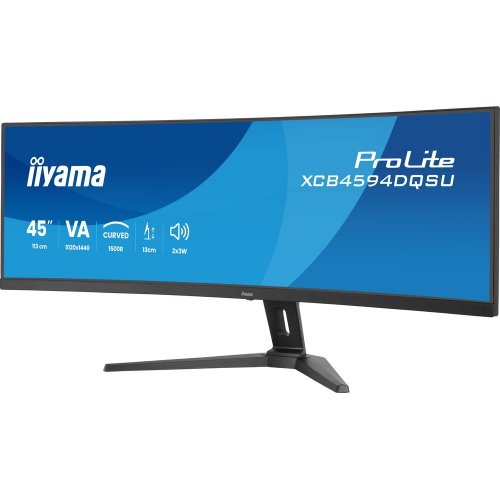 Монітор Iiyama 44.5" ProLite XCB4594DQSU-B1 Black купити в Україні: Київ, Львів, Хмельницький, Тернопіль, Івано-Франківськ | Низька ціна, відгуки, характеристики від TELEMART фото