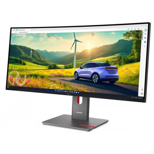 Монітор Lenovo 34" ThinkVision P34WD-40 (64ADGAT1UA) Black купити в Україні: Київ, Львів, Хмельницький, Тернопіль, Івано-Франківськ | Низька ціна, відгуки, характеристики від TELEMART фото