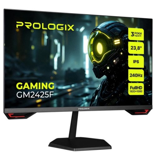 Монітор Prologix 23.8" Gaming GM2425F Black купити в Україні: Київ, Львів, Хмельницький, Тернопіль, Івано-Франківськ | Низька ціна, відгуки, характеристики від TELEMART фото