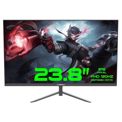 Монітор Gamemax 23.8" GMX24F120 Black купити в Україні: Київ, Львів, Хмельницький, Тернопіль, Івано-Франківськ | Низька ціна, відгуки, характеристики від TELEMART фото