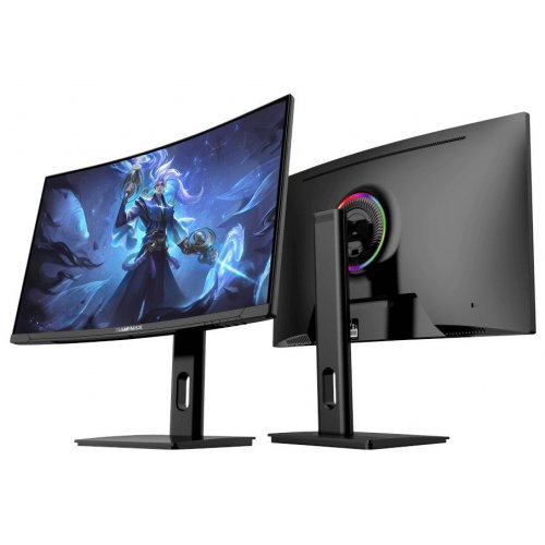Монітор Gamemax 27" GMX27C165Q Black купити в Україні: Київ, Львів, Хмельницький, Тернопіль, Івано-Франківськ | Низька ціна, відгуки, характеристики від TELEMART фото