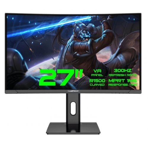 Монітор Gamemax 27" GMX27C300 Black купити в Україні: Київ, Львів, Хмельницький, Тернопіль, Івано-Франківськ | Низька ціна, відгуки, характеристики від TELEMART фото