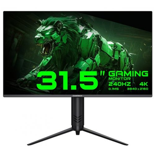 Монітор Gamemax 31.5" GMX32UCDM Black купити в Україні: Київ, Львів, Хмельницький, Тернопіль, Івано-Франківськ | Низька ціна, відгуки, характеристики від TELEMART фото