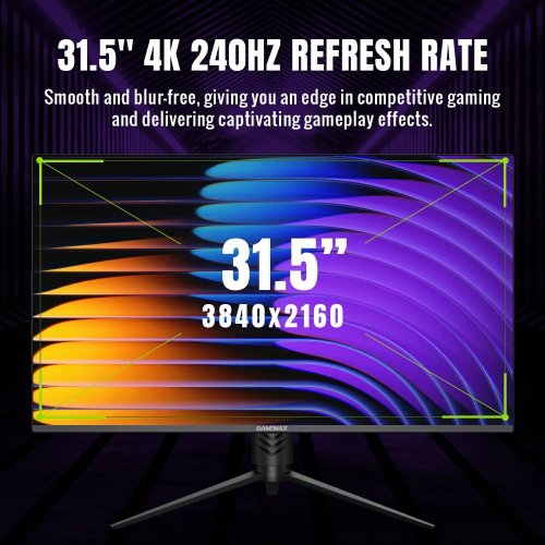 Монітор Gamemax 31.5" GMX32UCDM Black купити в Україні: Київ, Львів, Хмельницький, Тернопіль, Івано-Франківськ | Низька ціна, відгуки, характеристики від TELEMART фото