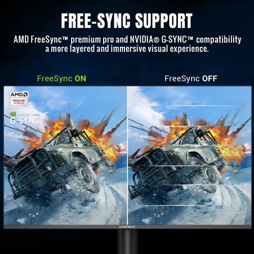 Монітор Gamemax 31.5" GMX32UCDM Black купити в Україні: Київ, Львів, Хмельницький, Тернопіль, Івано-Франківськ | Низька ціна, відгуки, характеристики від TELEMART фото