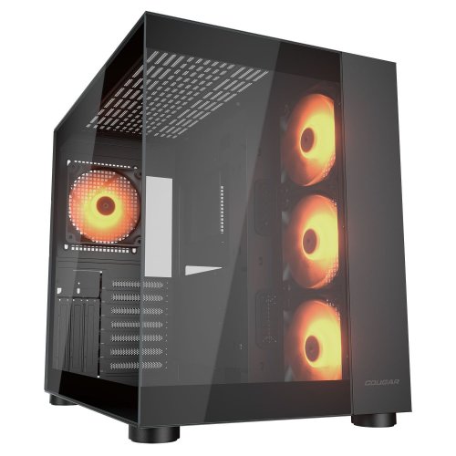 Уценка корпус Cougar FV150 RGB без БП Black (Следы использования, 868742) купить в Украине: Киев, Днепр, Харьков, Одесса  | Проверка совместимости, низкая цена, отзывы, характеристики от TELEMART фото